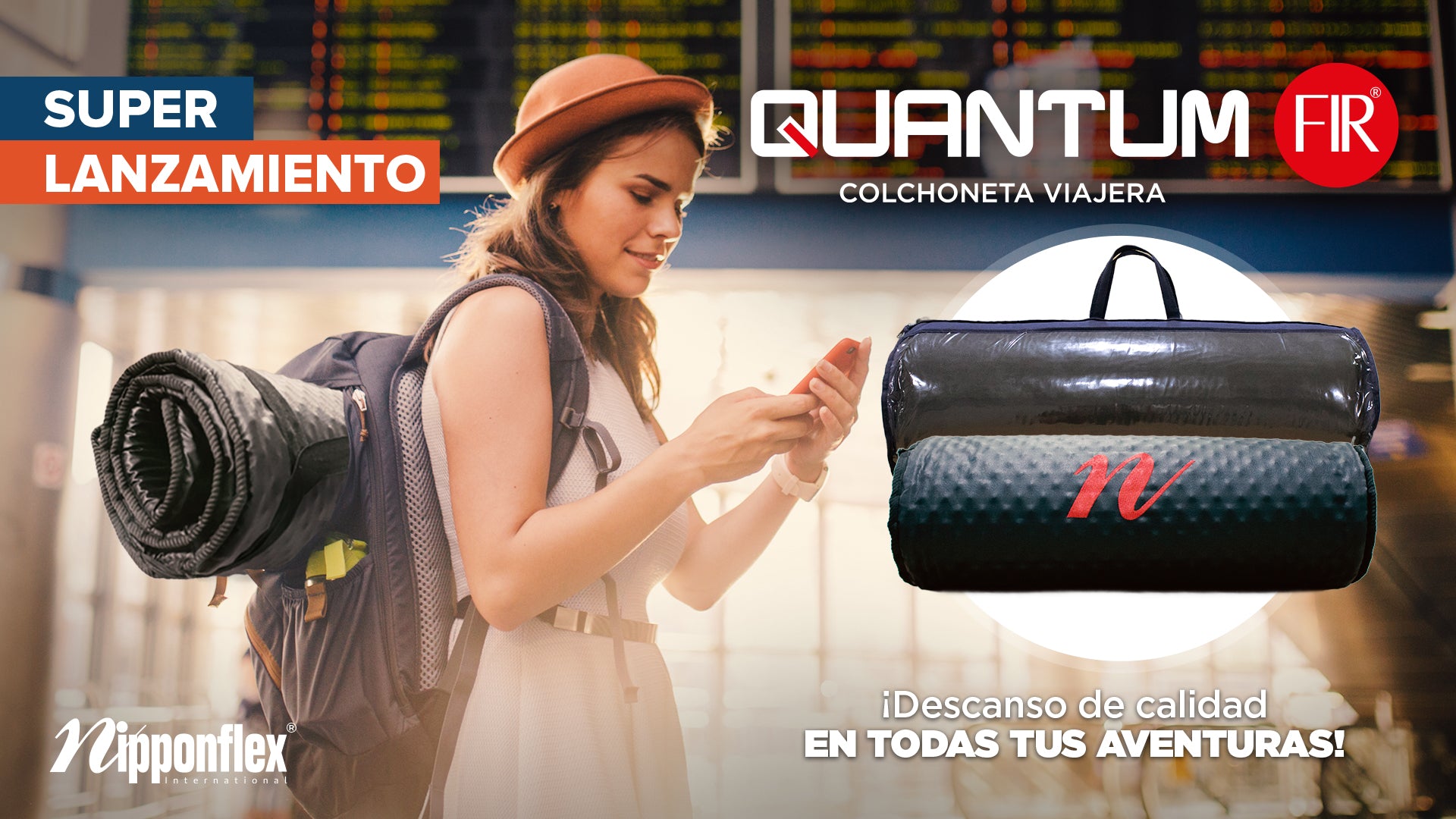 Colchoneta para Viajes Quantum FIR