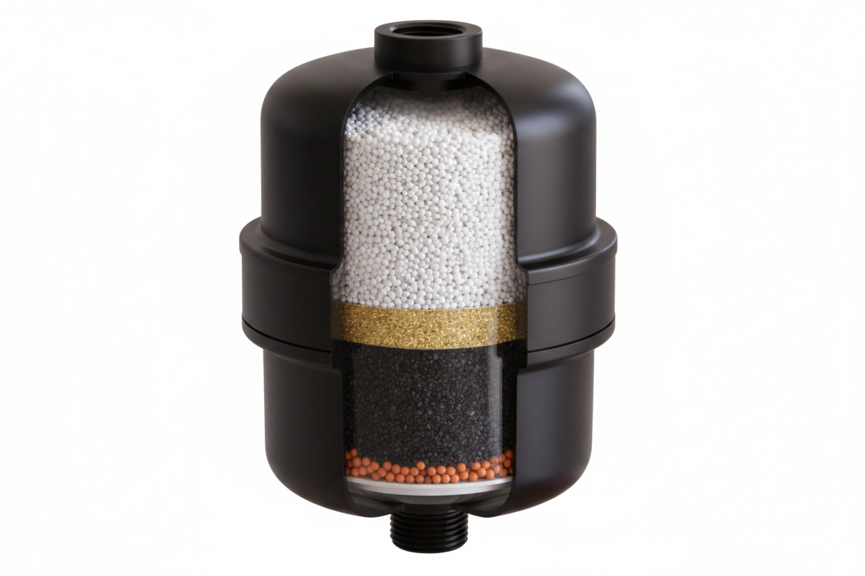 Alcaline Shower Filter Negro