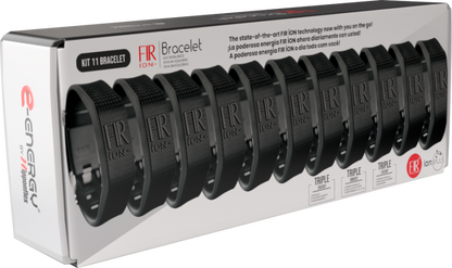 Kit Pulsera FIR Íon | 10+1 | Negro